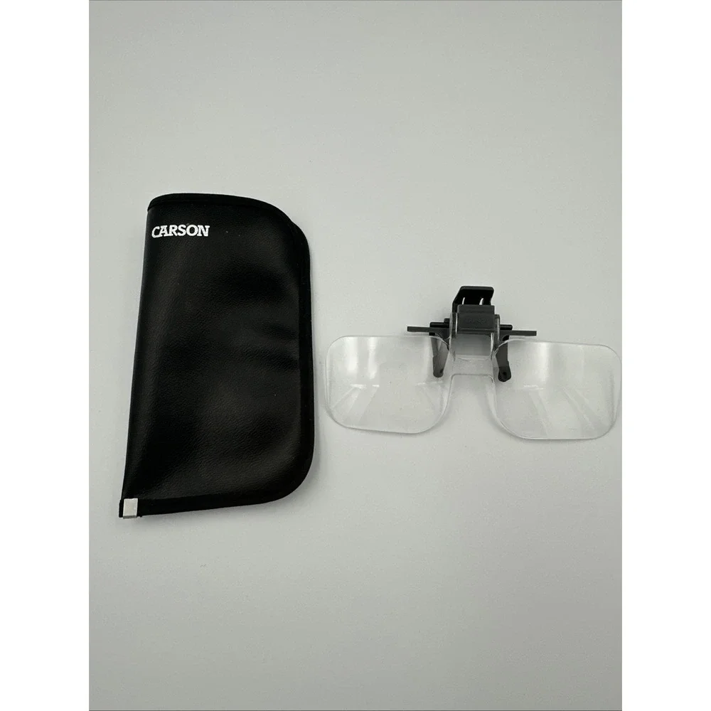 Carson Clip And Flip, Clip-On, Flip-Up Magnifying Lenses For Fly Tying, Reading